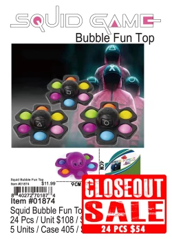 Squid Game Bubble Fun Top (CL)